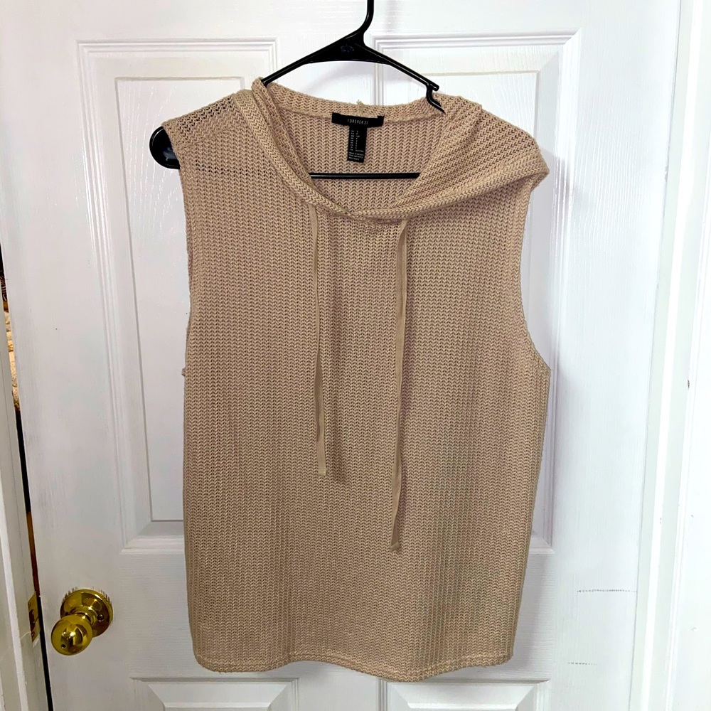 Forever 21 sleeveless hoodie